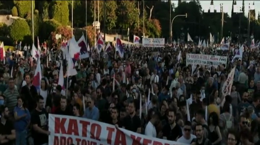 В Афінах на демонстрації протестували проти закону проти демонстрацій