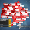 В Україні стрімко зростає кількість заражених COVID-19