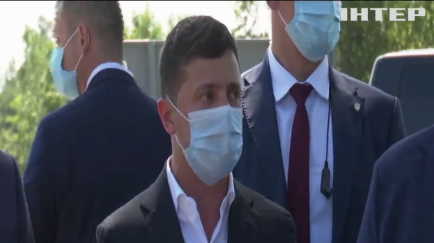 Зеленський на Запоріжжі проінспектував будівництво нового мосту через Дніпро