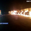 На Черкащині пожежа знищила громадськй транспорт міста Золотоноша