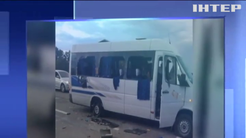 Під Харковом розстріляли автобус з активістами ГО "Патріоти - За життя"
