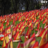Мадрид вшанував жертв коронавірусу тисячами національних прапорів
