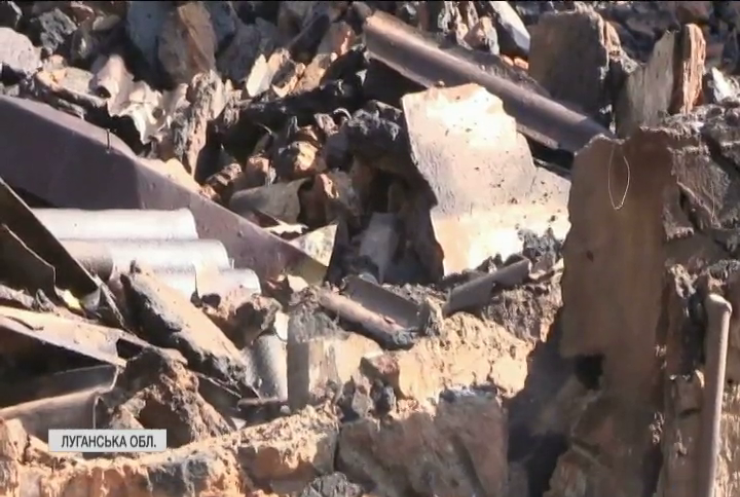 На Луганщині від полум'я детонували нерозірвані боєприпаси