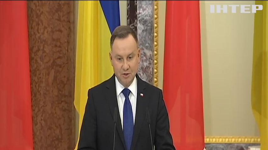 Польща підтримує Україну в питанні українських кордонів - Анджей Дуда