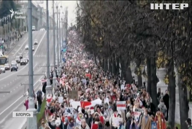 У Білорусі під час акцій протесту затримали сотні людей