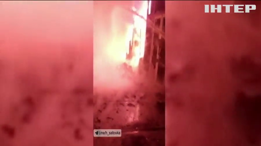 У Харкові на ринку Барабашово спалахнула масштабна пожежа