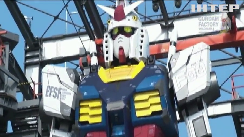 Гігантський робот розважатиме відвідувачів аніме-парку у Японії (відео)