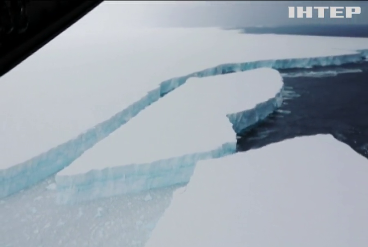Від льодовика в Антарктиді відколовся найбільший у світі айсберг
