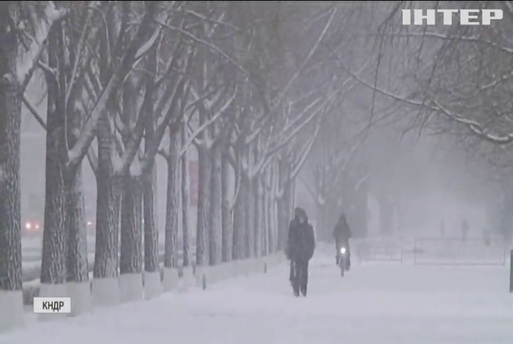 Пхеньян засипало снігом