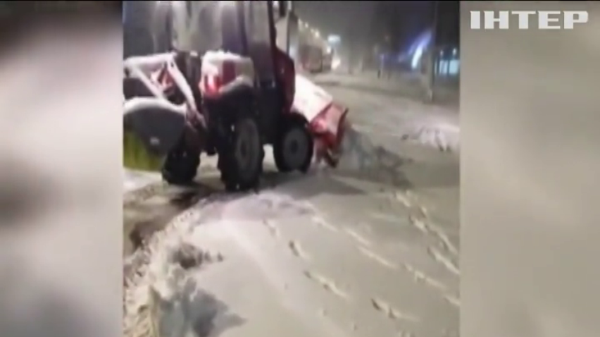 Снігопади на півдні України: в Одесі випала місячна норма опадів