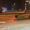 На трасі Київ-Чоп маршрутка протаранила снігоочисний автомобіль