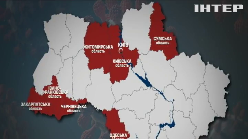 COVID-19 в Україні: Київщина та Сумщина "почервоніли"