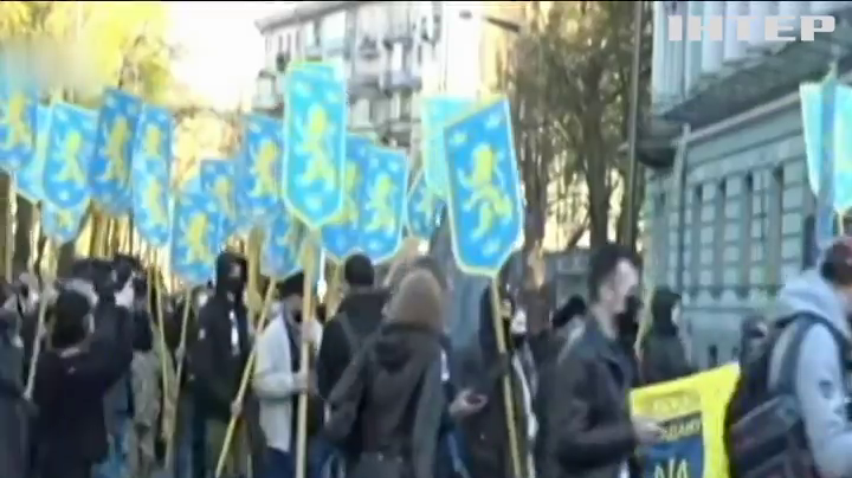 Марш дивізії СС "Галичина" у Києві здійняв хвилю обурення міжнародної спільноти