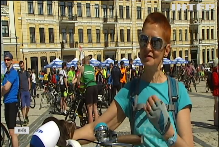 У Києві відбувся традиційний флешмоб до Всесвітнього дня велосипедиста