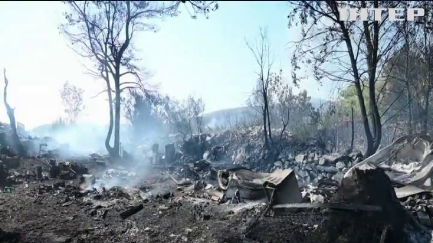 Лісові пожежі у Хорватії впритул наблизилися до житлових будинків