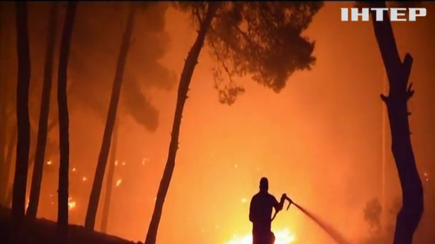 Українські пожежники допомагають гасити вогонь у Греції та Туреччині