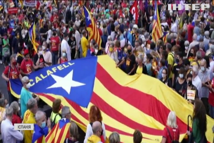 У Барселоні відбувся мітинг за незалежність Каталонії