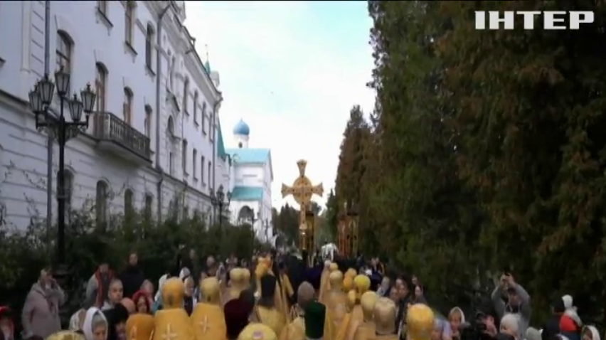 У Святогірській лаврі відбулися святкові богослужіння 