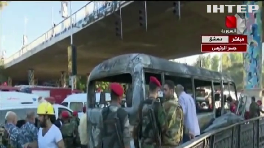 У Дамаску підірвався автобус із військовими