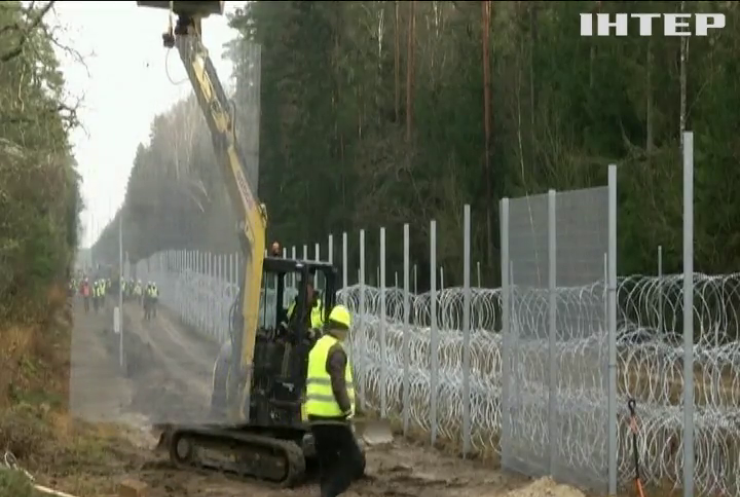 Литва будує залізний паркан на кордоні з Білоруссю