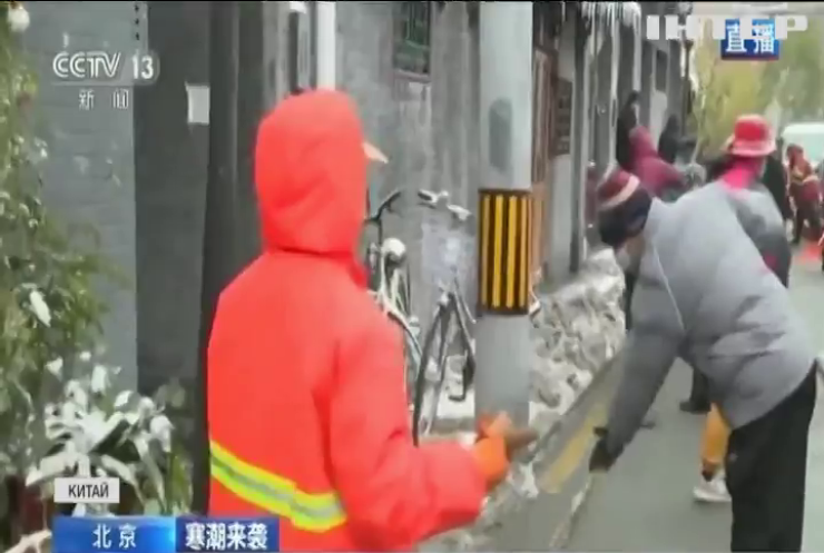 Китай передчасно засипало снігом