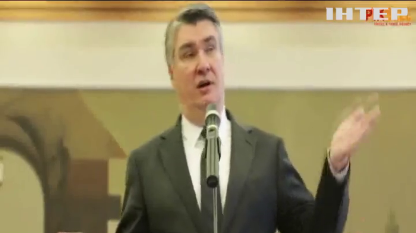 Офіційний візит в Україну хорватського прем'єра раптово завершився перепалкою президентів