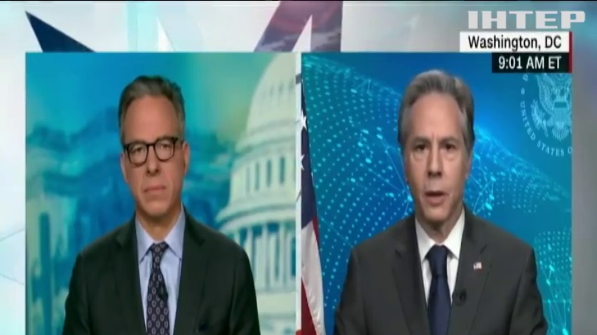 Ентоні Блінкен дав інтерв'ю телеканалу CNN