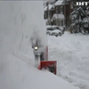 Канадські провінції накрив потужний снігопад