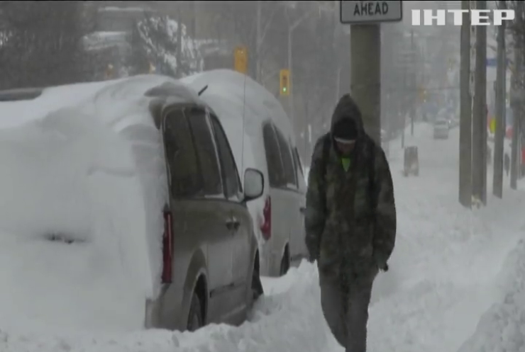 Квебек та Онтаріо накрили потужні снігопади