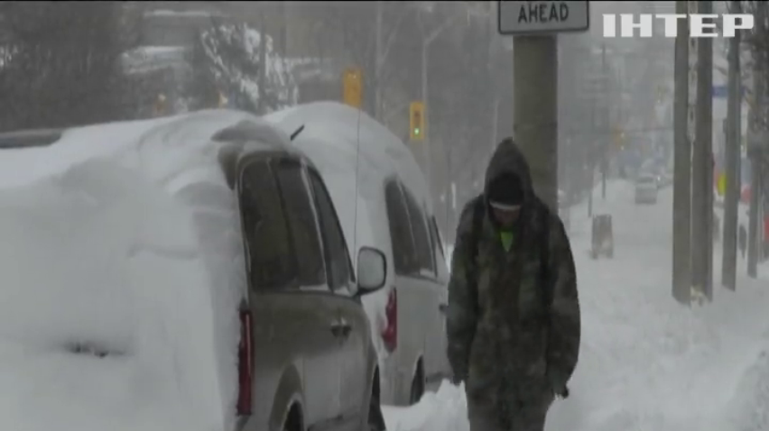 Квебек та Онтаріо накрили потужні снігопади