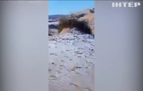 Сніг дістався найспекотнішої пустелі світу