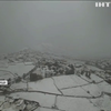 На курортних грецьких островах вперше за десятиліття випав сніг