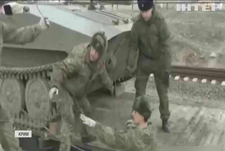 Росія заявила про повернення частини військ із навчань у тимчасово окупованому Криму