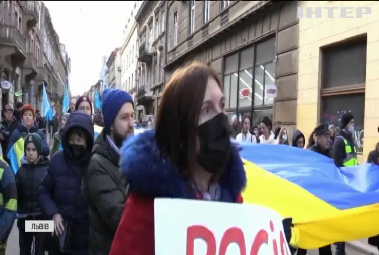 Тисячі українців вийшли на марші єдності