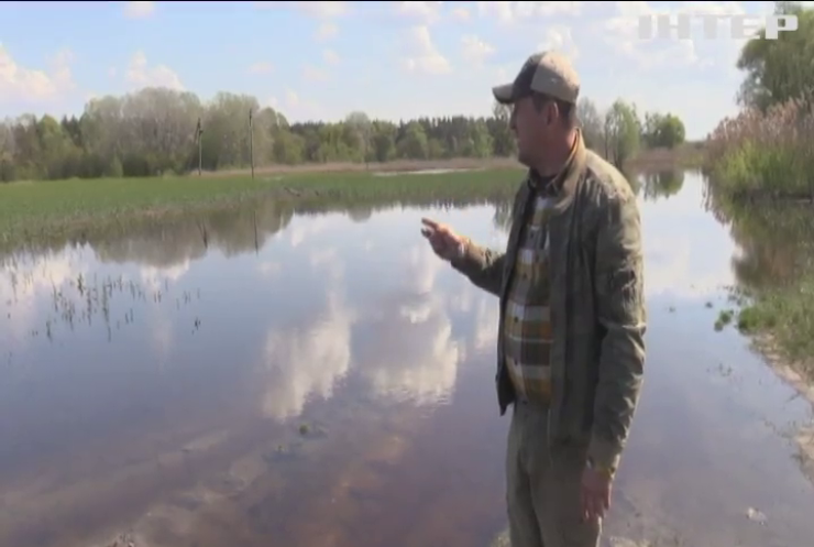 Замість угідь – озера: аграрії Черкащини рахують збитки від водопілля