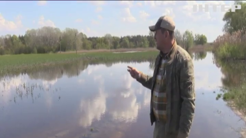 Замість угідь – озера: аграрії Черкащини рахують збитки від водопілля