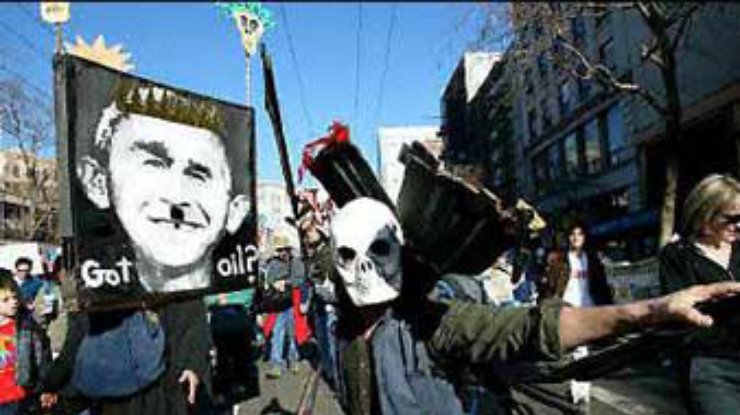 В Сан-Франциско арестованы более тысячи демонстрантов, протестующих против войны в Ираке