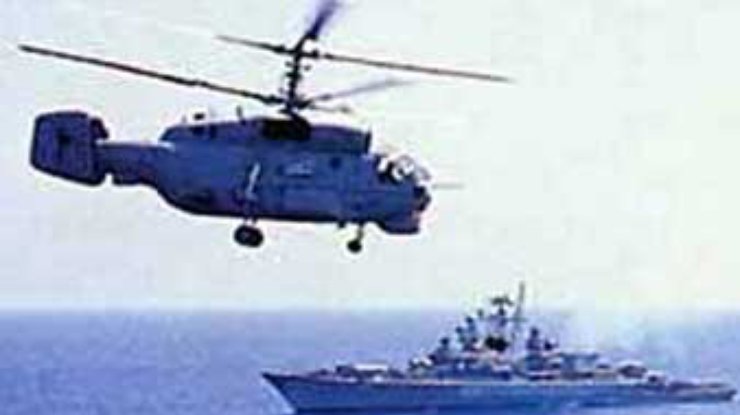 На Тихоокеанском флоте России в воду упал вертолет