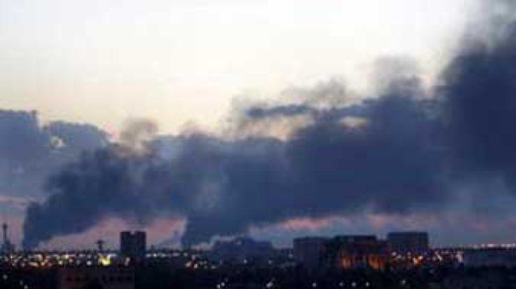 Началась интенсивная бомбардировка пригородов Багдада