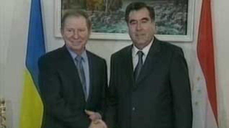 Леонид Кучма встретился с президентом Таджикистана Эмомали Рахмоновым