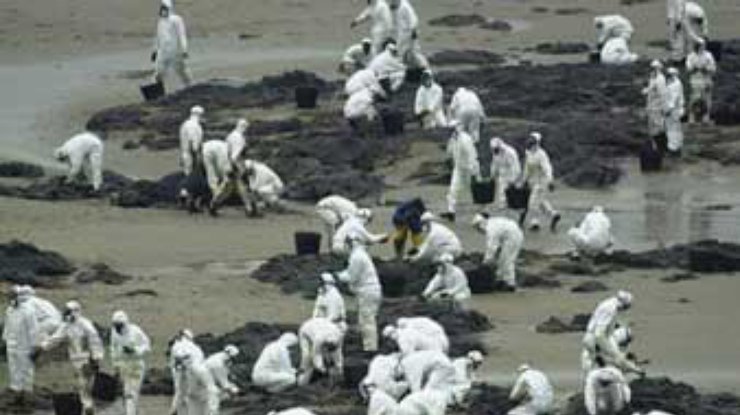 На побережье Испании осталось еще 187 участков, загрязненных нефтью