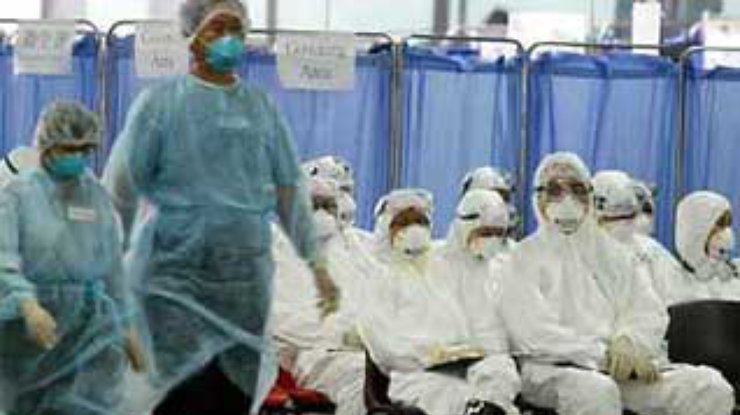 Число заболевших атипичной пневмонией в Китае достигло 1418 человек