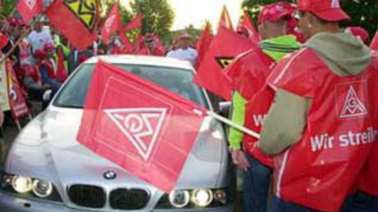 Немецкий профсоюз IG Metall угрожает расширить забастовку
