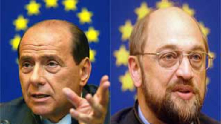 Председатель ЕС Берлускони сравнил в Европарламенте депутата от Германии с "надзирателем концлагеря"