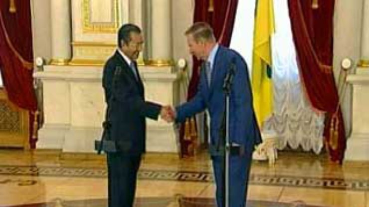 Президент Украины и премьер Малайзии приняли совместное заявление о сотрудничестве