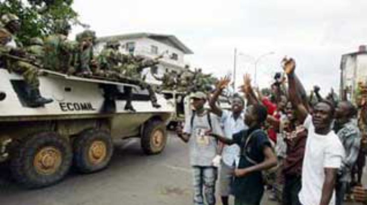 Либерия приветствует миротворцев