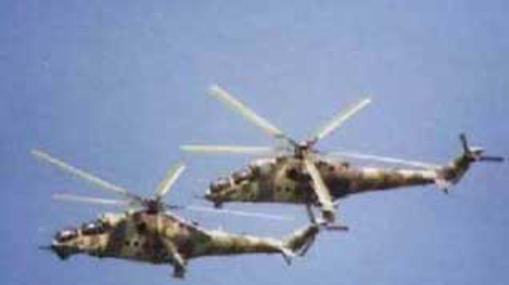 В Приморье в воздухе столкнулись два вертолета Ми-24 (Дополнено)