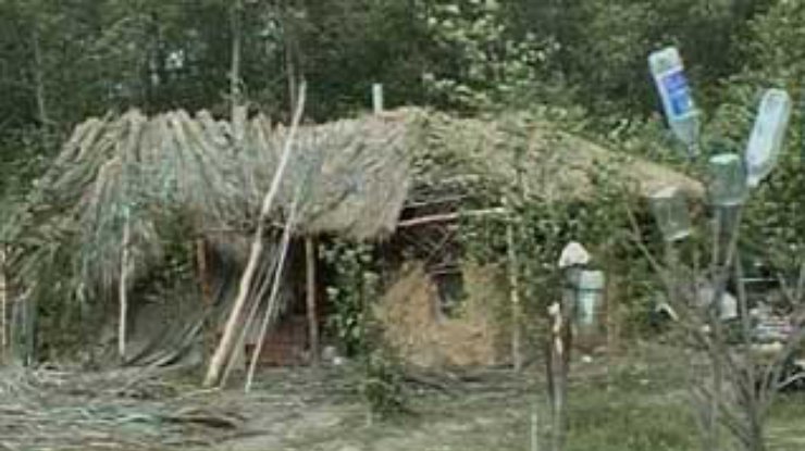Семья из Житомира оставила квартиру и поселилась в лесу