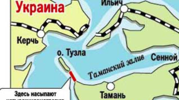 Строители анексионной дамбы в Керченском проливе: "Остров к суше прифигачим - будет наш"