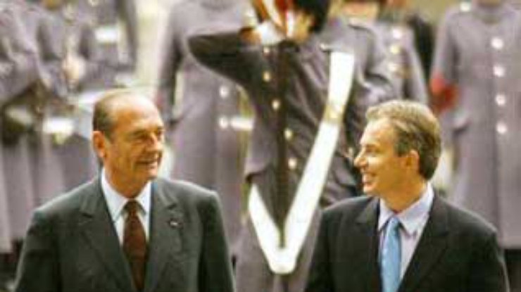 Блэр и Ширак обещают создать европейскую армию
